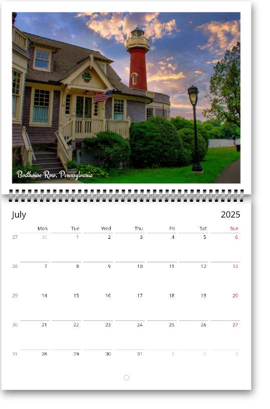 Pennsylvania Wall calendars (US & CA)