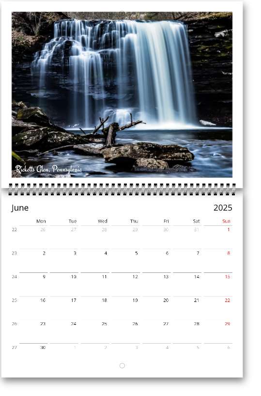 Pennsylvania Wall calendars (US & CA)