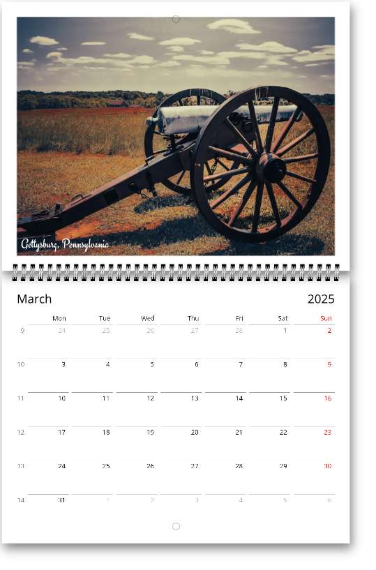 Pennsylvania Wall calendars (US & CA)