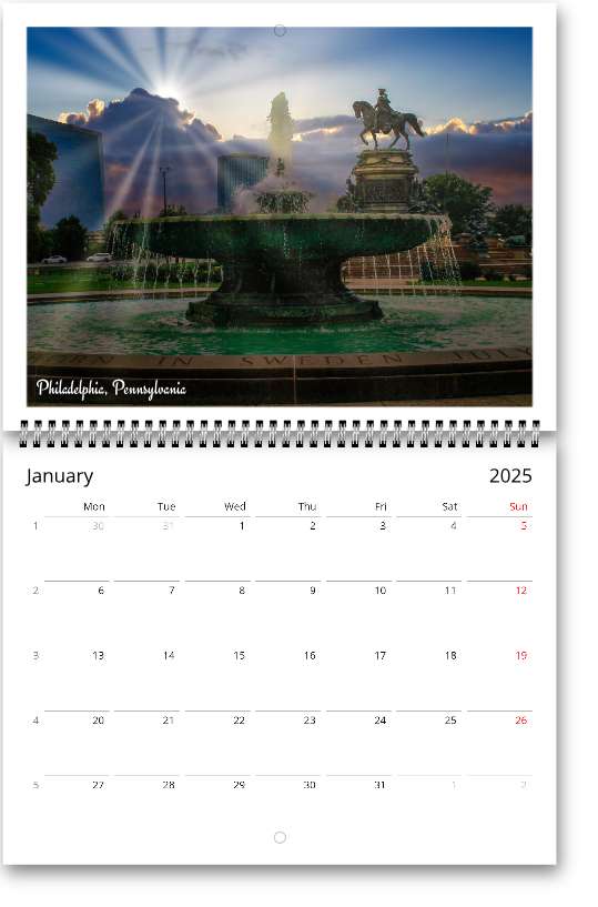 Pennsylvania Wall calendars (US & CA)